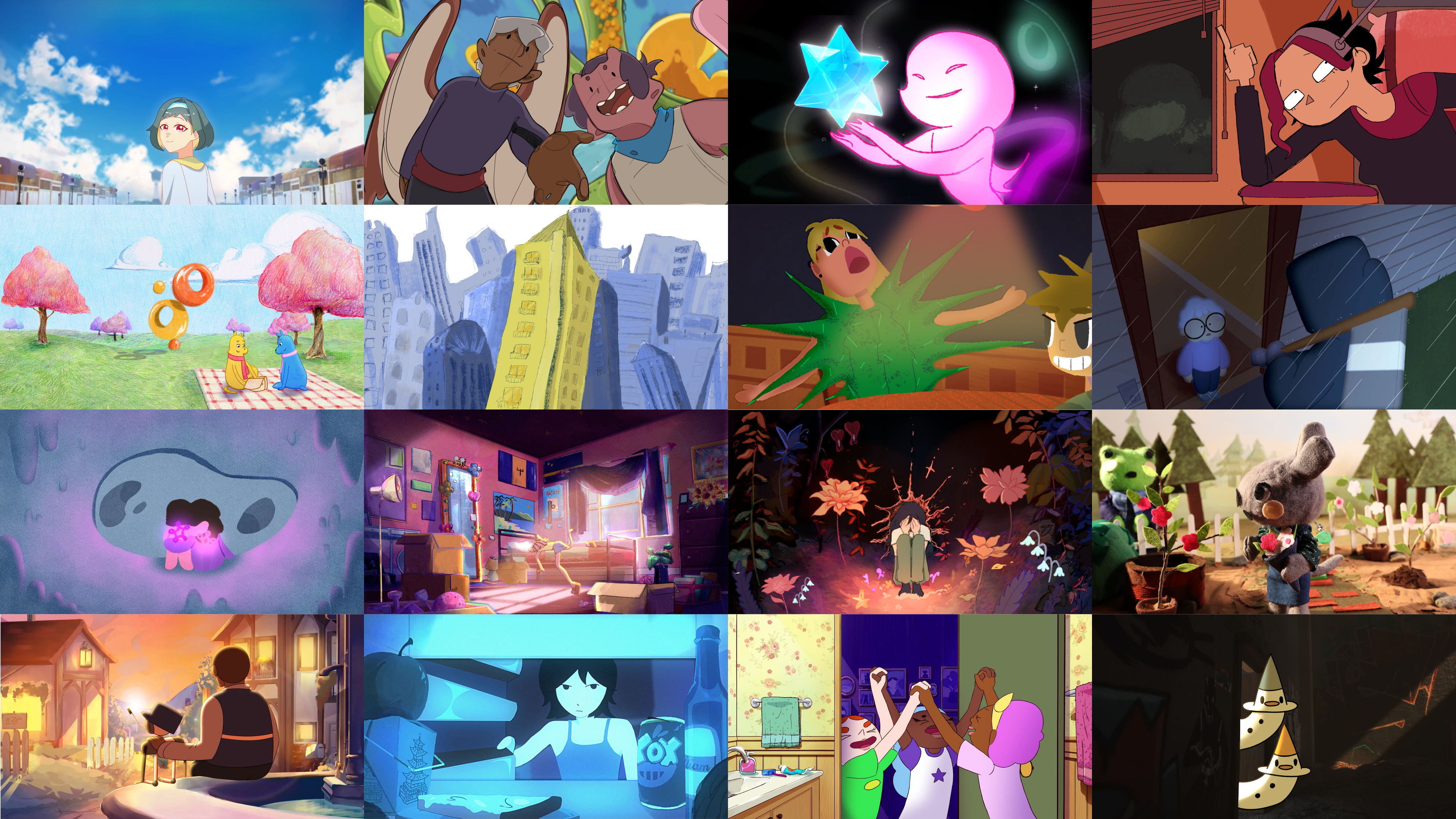 2 D Experimental Animation Collage