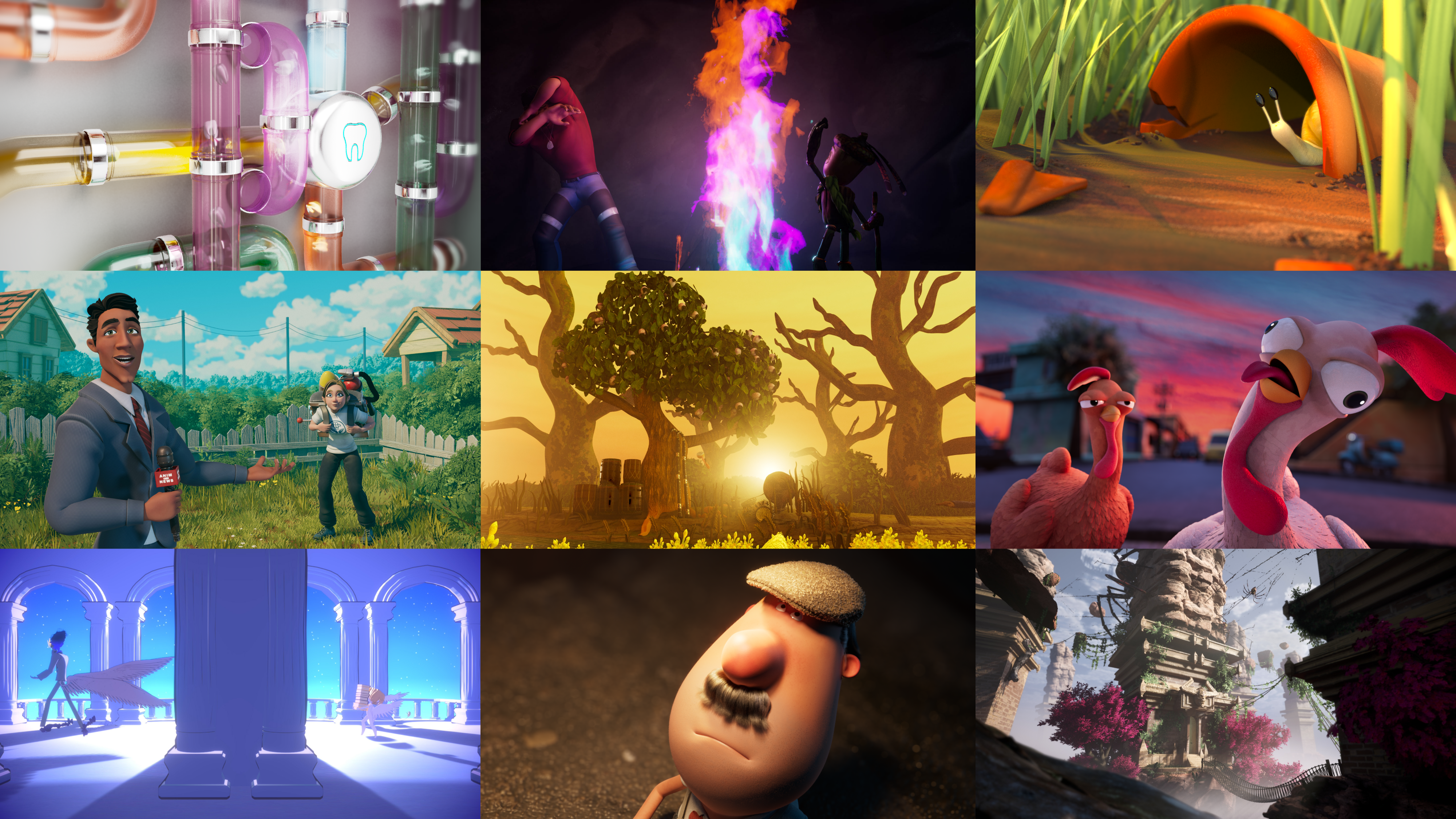 3 D animation collage 3