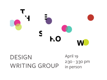 Grad Show Workshops Des Writing